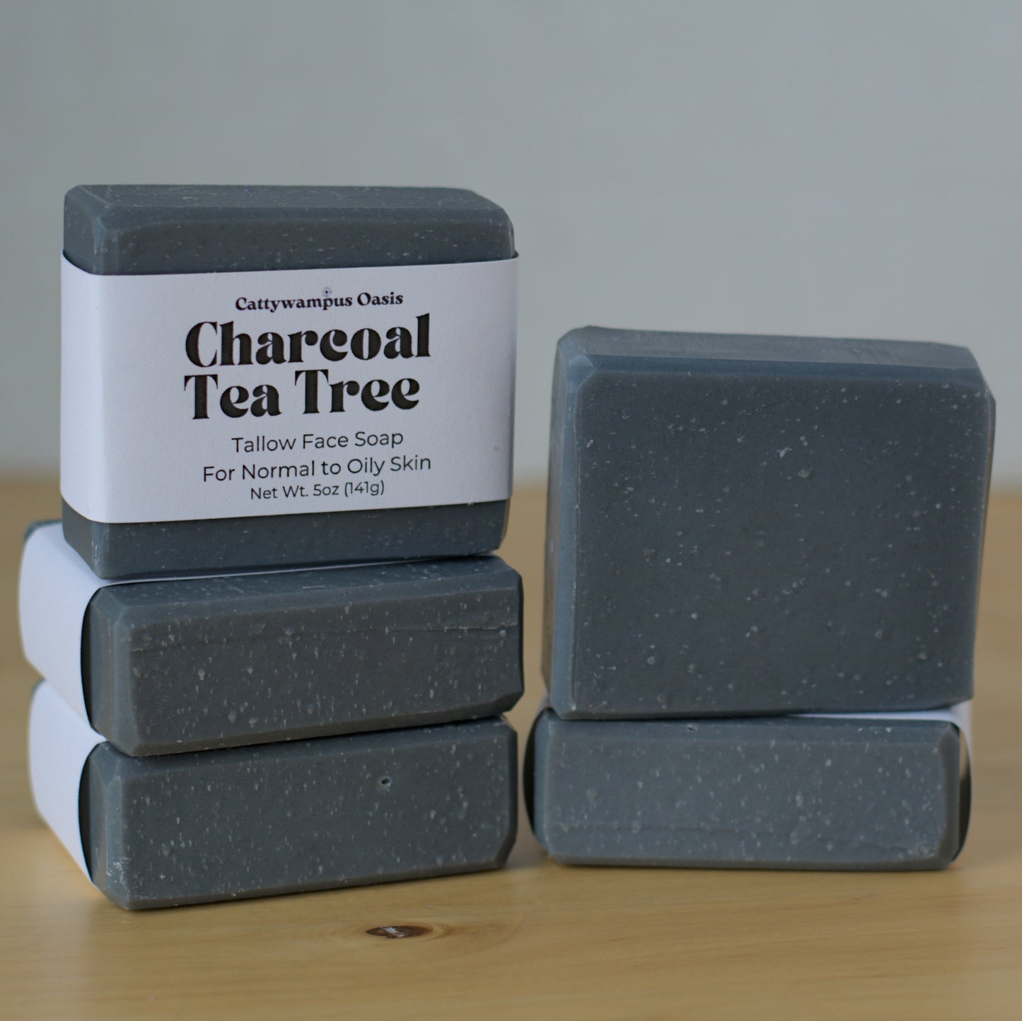 Charcoal & Tea Tree Tallow Facial Bar