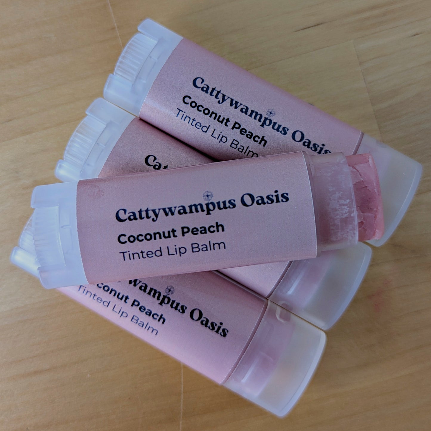 Coconut Peach Tinted Lip Balm