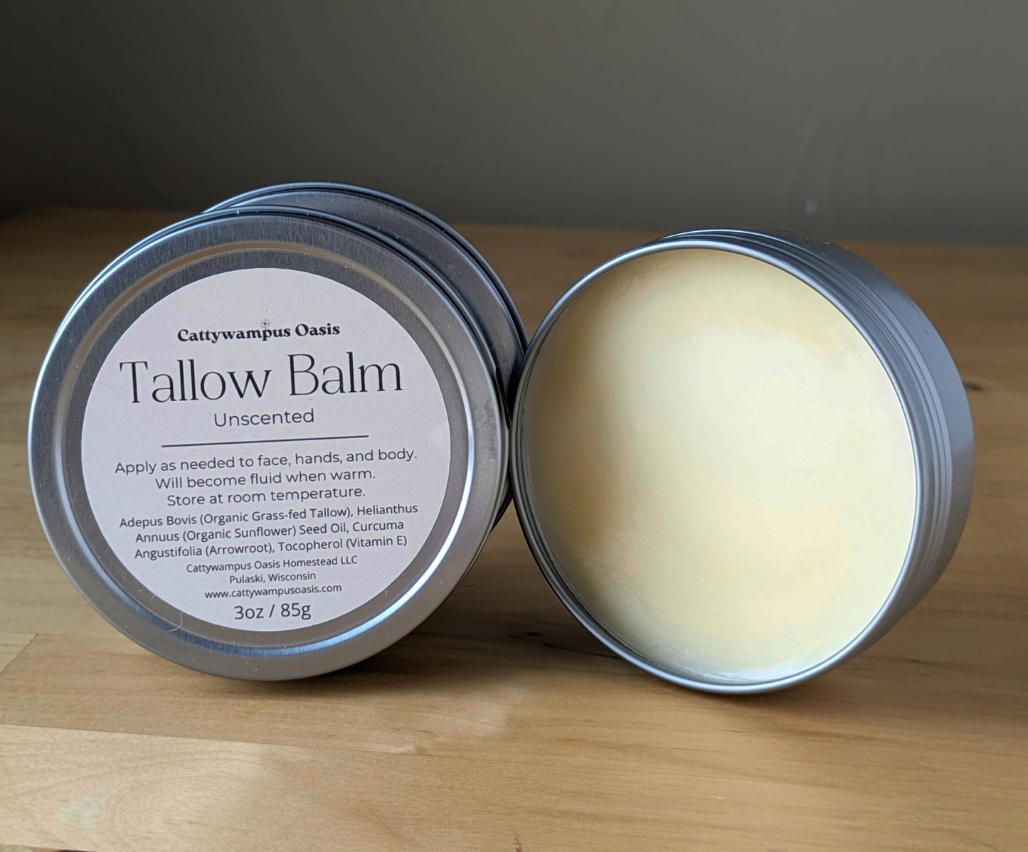 Unscented Tallow Balm