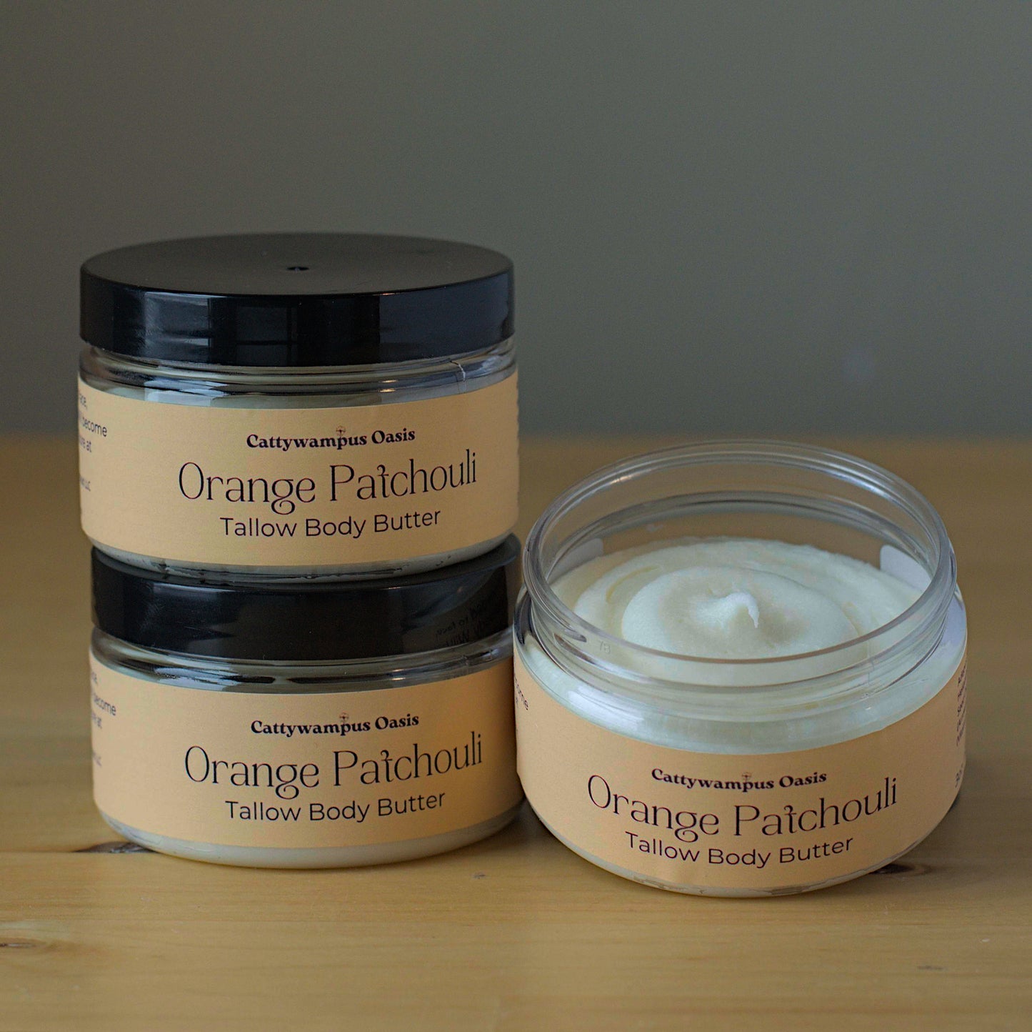 Tallow Body Butter, Orange Patchouli