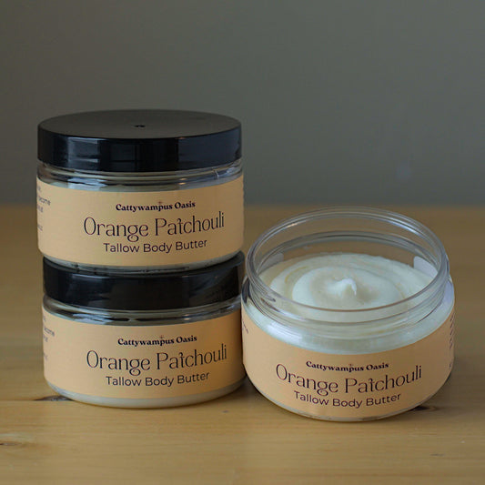 Tallow Body Butter, Orange Patchouli