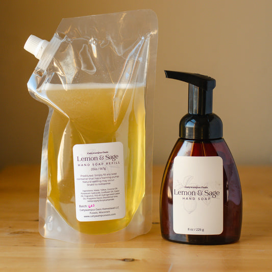 Lemon & Sage Liquid Hand Soap