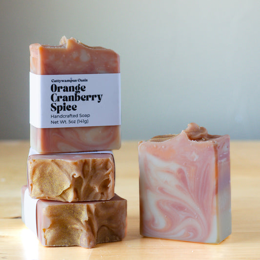 Orange Cranberry Spice Bar Soap