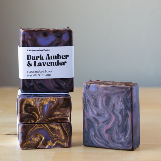 Dark Amber & Lavender Bar Soap