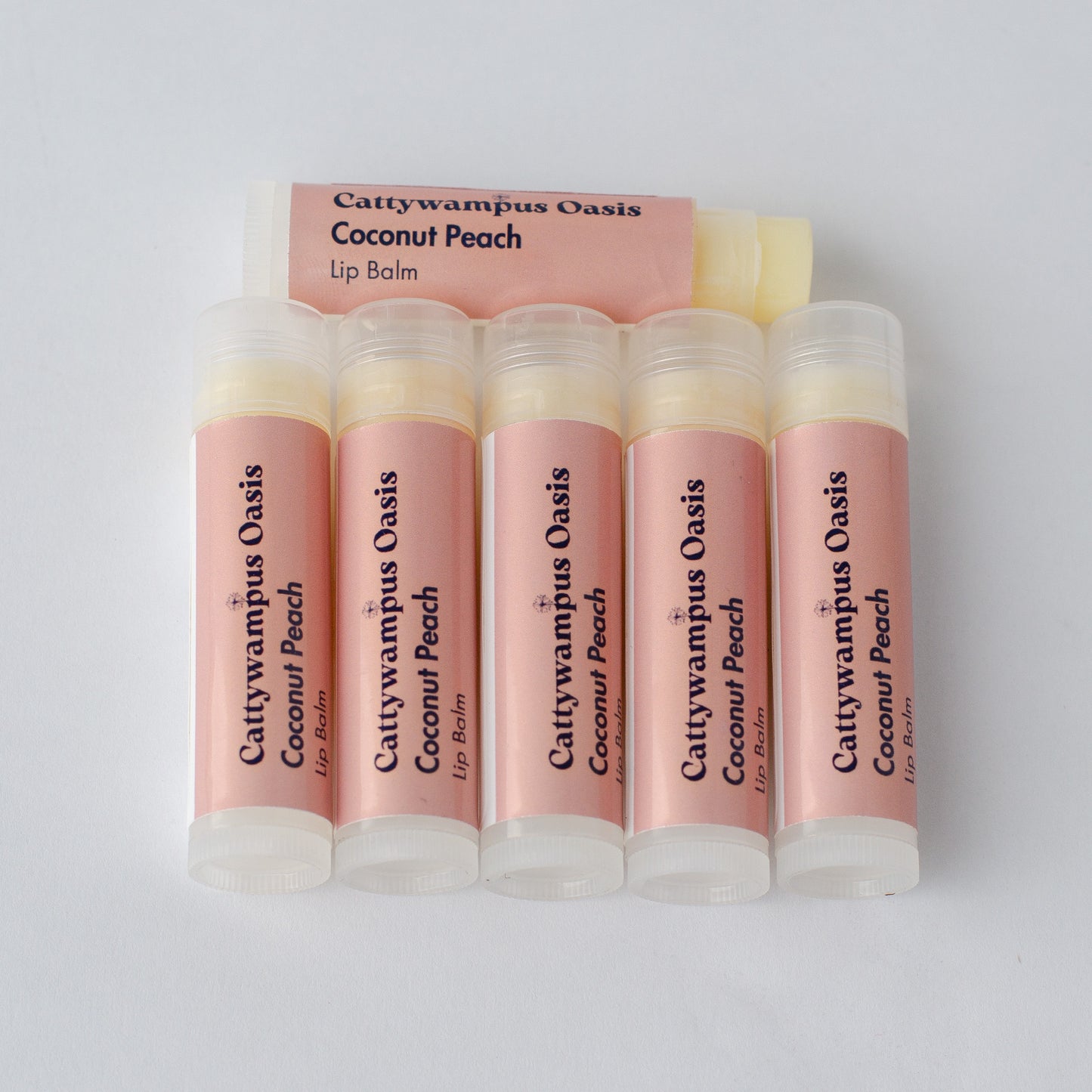 Coconut Peach Lip Balm